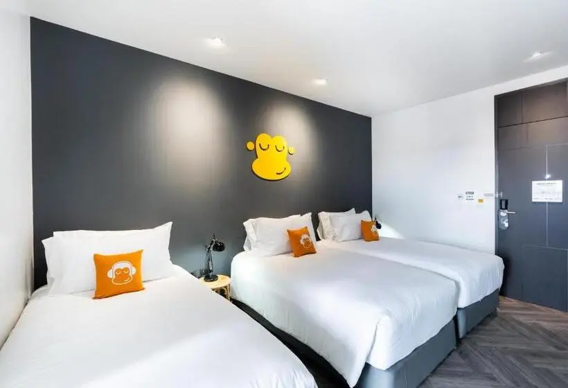 اتاق لوکس سه تخته, Newly Opened   Blu Monkey Hub And Hotel Krabi Town