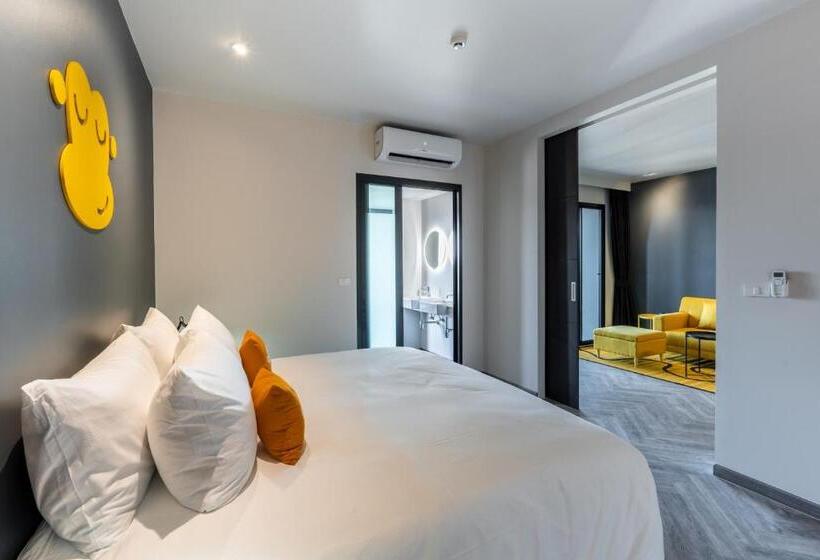 스탠다드 룸 킹사이즈 침대, Newly Opened   Blu Monkey Hub And Hotel Krabi Town
