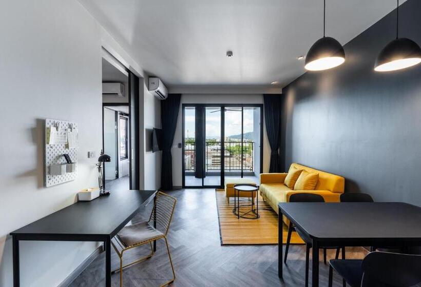 스탠다드 룸 킹사이즈 침대, Newly Opened   Blu Monkey Hub And Hotel Krabi Town
