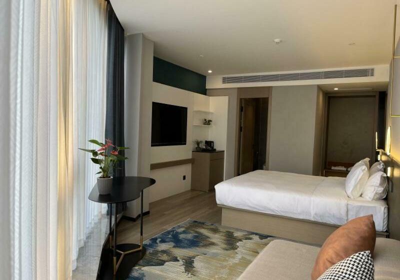 חדר סטנדרט עם נוף, Greentree Eastern Hotel Yiwu International Trade City