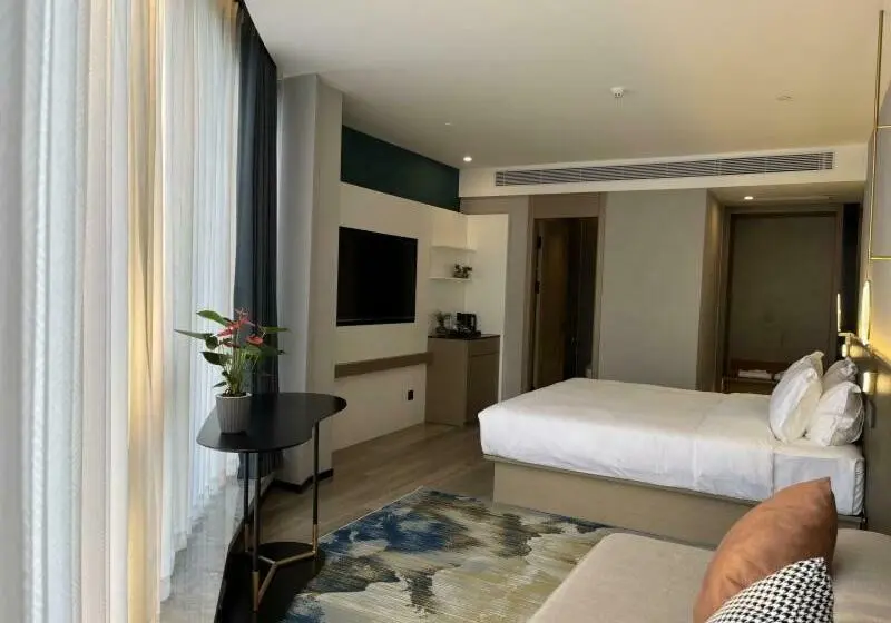 Standard-huone Näkymä, Greentree Eastern Hotel Yiwu International Trade City