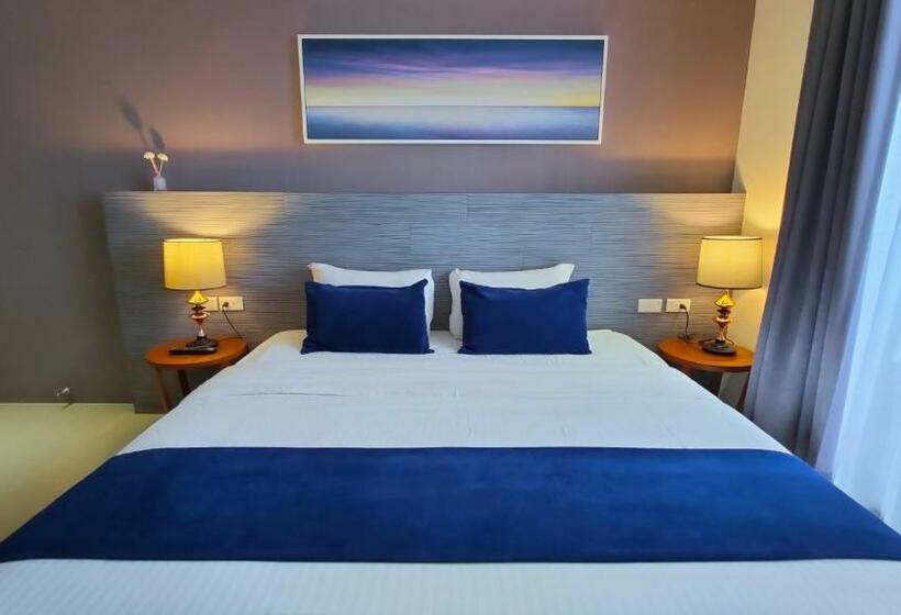 اتاق استاندارد با بالکن, 川岸空中villa