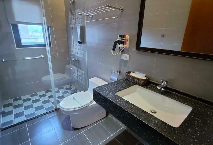 اتاق استاندارد با بالکن, 川岸空中villa