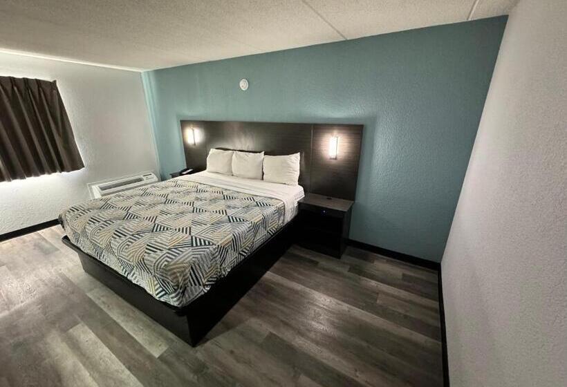 스탠다드 룸 킹사이즈 침대, Studio 6 Suites East Syracuse Airport