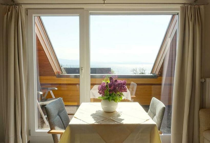 Standard studio with lake view, Gästehaus Hornstein