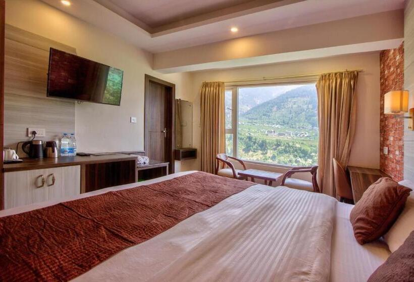 Deluxe room with river view, Katson Blue Manali
