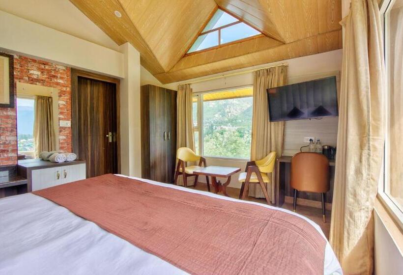 Deluxe room with river view, Katson Blue Manali