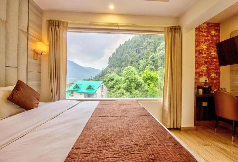 Deluxe room with river view, Katson Blue Manali