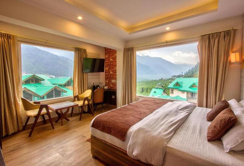 Deluxe room with river view, Katson Blue Manali