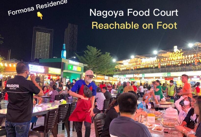 침실 1개 발코니 아파트, Wiwi Formosa Residence Nagoya With Balcony Spacious Netflix