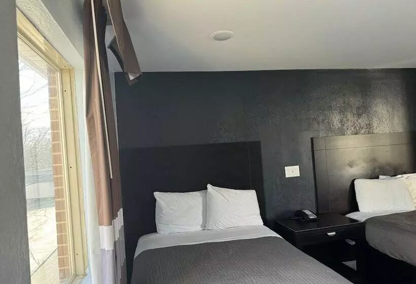 ２ダブルベッドのスタンダードルーム, Budget Inn Danville