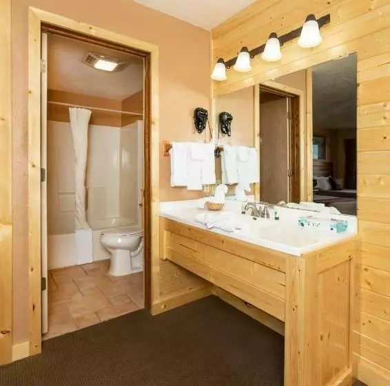 キングサイズベッドのデラックスルーム, Flat Creek Inn
