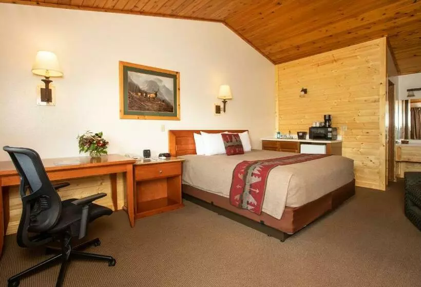 キングサイズベッドのデラックスルーム, Flat Creek Inn
