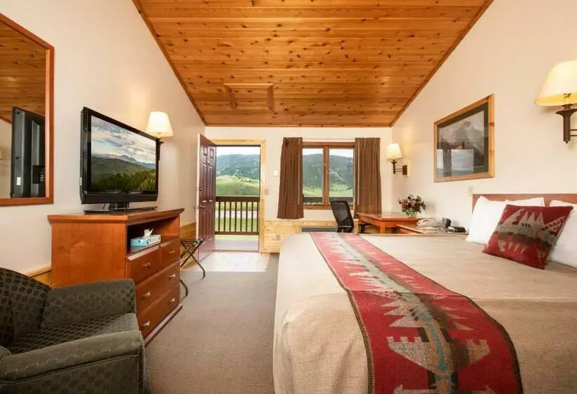 キングサイズベッドのデラックスルーム, Flat Creek Inn