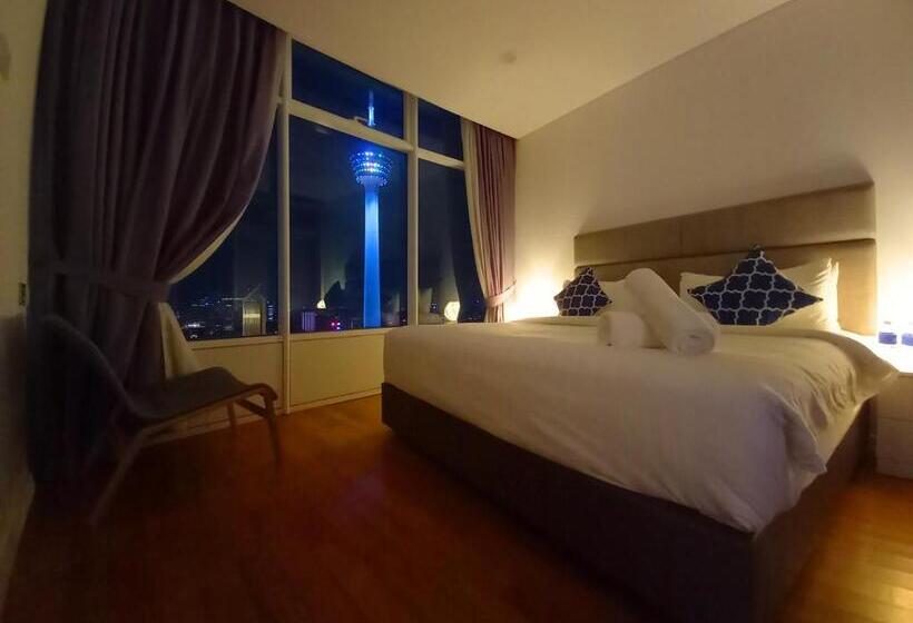 آپارتمان 1 خوابه با چشم‌انداز, Luxury Apartment Near Klcc & City Center