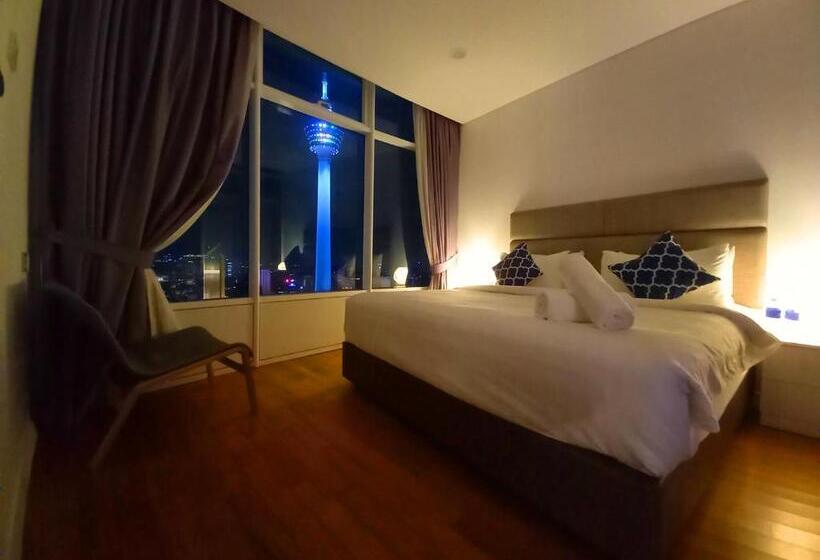 آپارتمان 1 خوابه با چشم‌انداز, Luxury Apartment Near Klcc & City Center
