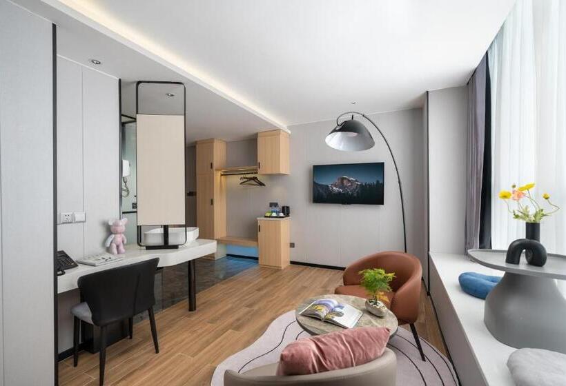 غرفة إدارية سرير كينج, Weizhanwan Hotel Shenzhen International Convention And Exhibition Center