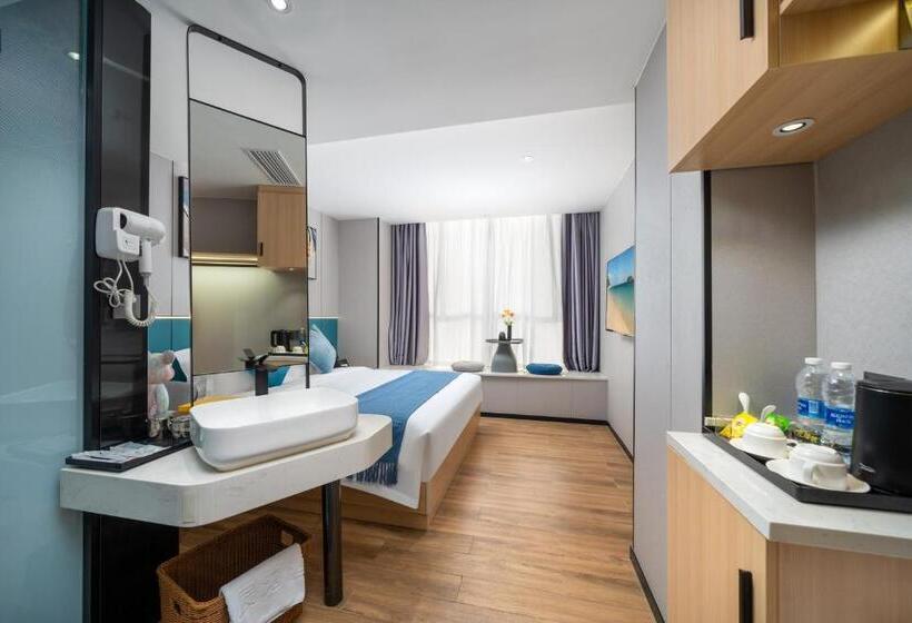 스탠다드 룸 킹사이즈 침대, Weizhanwan Hotel Shenzhen International Convention And Exhibition Center