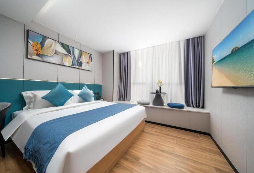 غرفة ديلوكس سرير كينج, Weizhanwan Hotel Shenzhen International Convention And Exhibition Center