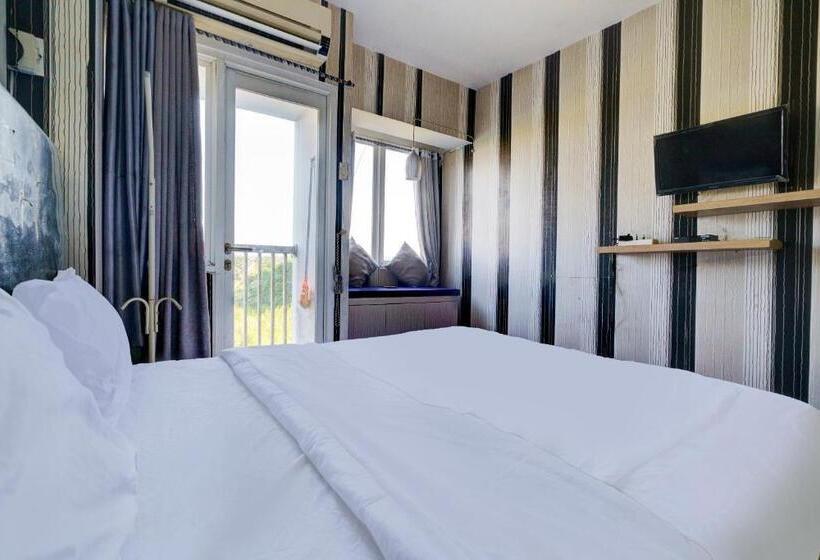 デラックスルーム, Oyo Life 92874 Apartement Grand Sentraland Karawang By Red Dragon