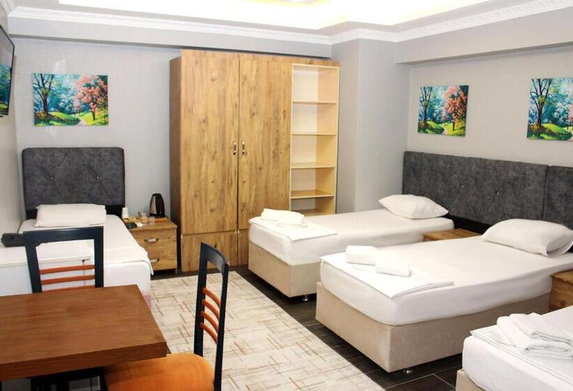 غرفة قياسية رباعية حمام مشترك, Avist Hotel Avcılar