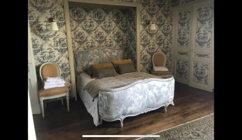 Deluxe-huone, Suite Privée Bleu Au Château De La Franceule
