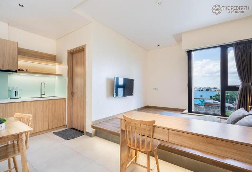 استودیوی استاندارد با چشمانداز دریا, The Rebirth Apartment Binh Chau Ho Tram