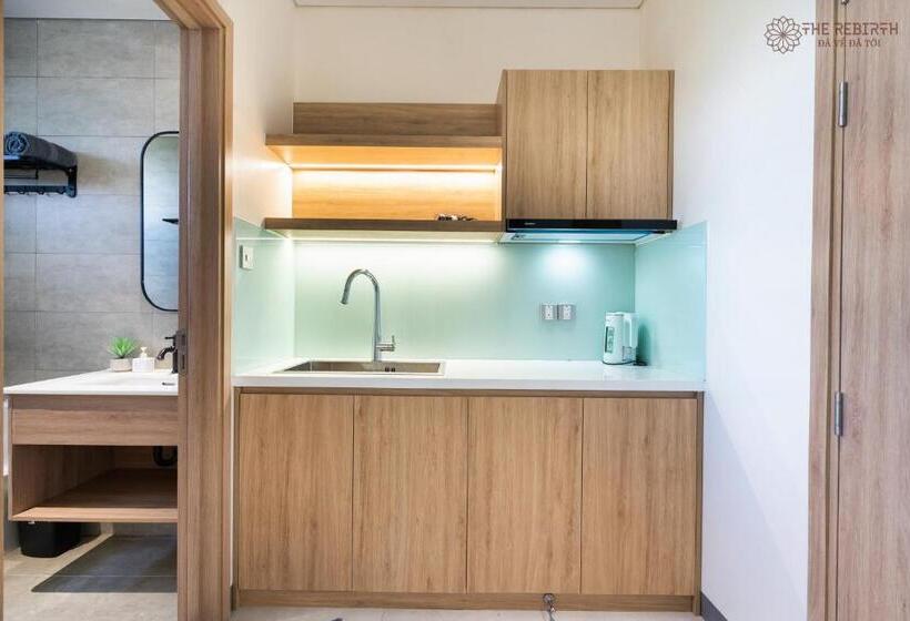 آپارتمان 1 خوابه با چشمانداز دریا, The Rebirth Apartment Binh Chau Ho Tram