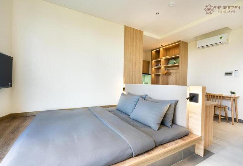 آپارتمان 1 خوابه با چشم‌انداز دریا, The Rebirth Apartment Binh Chau Ho Tram