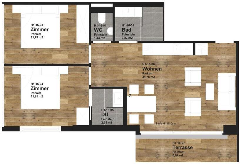 Apartamento Superior 2 Dormitórios, Adler Resort