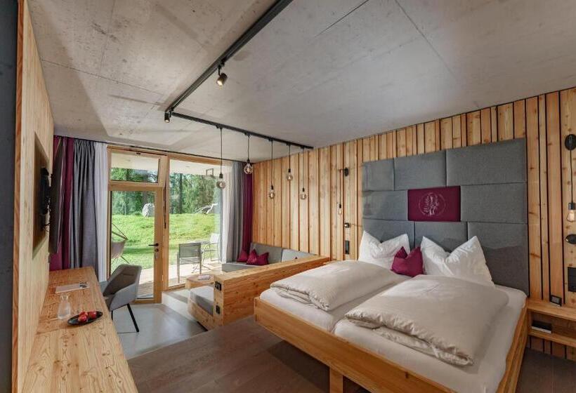 带露台的高档房间, Lärchenhof