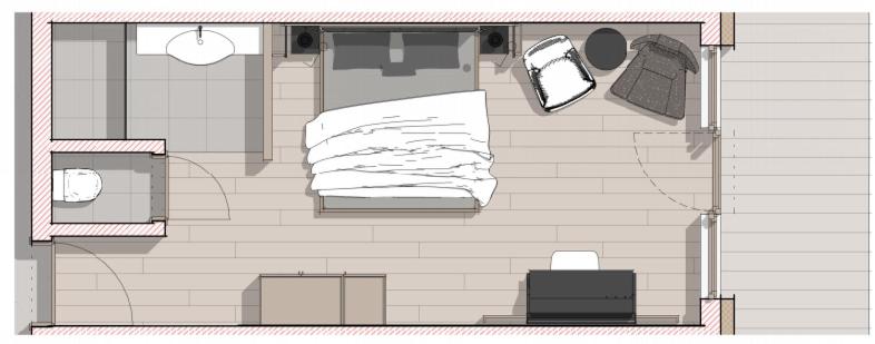 חדר סטנדרט עם מרפסת, Ruhehotel & Naturresort Rehbach   Adults Only