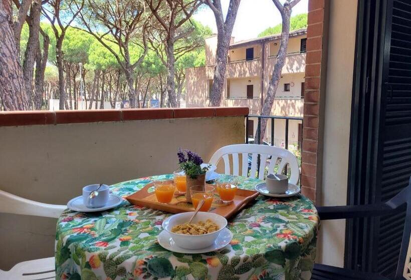 آپارتمان 1 خوابه با تراس, Pineta Azzurra