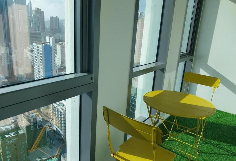 اتاق لوکس با چشم‌انداز دریا, The Solid Residence   Elbon The Stay By Haeundae