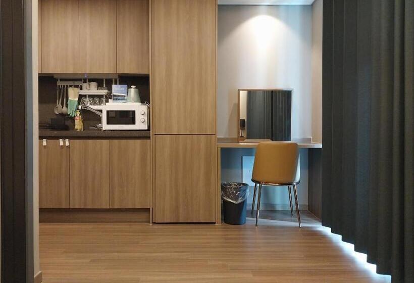 디럭스 룸 바다 전망, The Solid Residence   Elbon The Stay By Haeundae