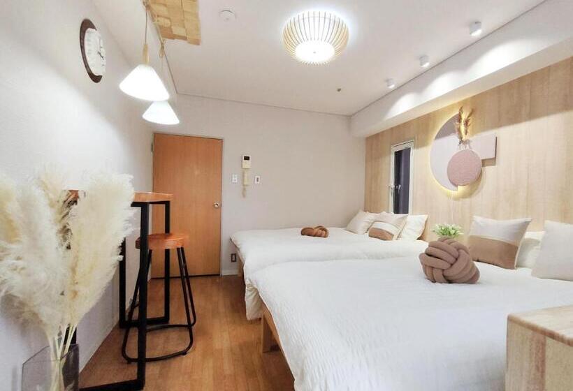 带1个卧室的带阳台的公寓, S31 Shibuya Center 5 Mins To Station, Max 4p涉谷最中心 涉谷站5分 S 直达表参道 池袋 上野 代代木 银座 原宿