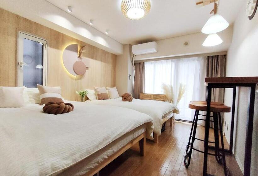 带1个卧室的带阳台的公寓, S31 Shibuya Center 5 Mins To Station, Max 4p涉谷最中心 涉谷站5分 S 直达表参道 池袋 上野 代代木 银座 原宿