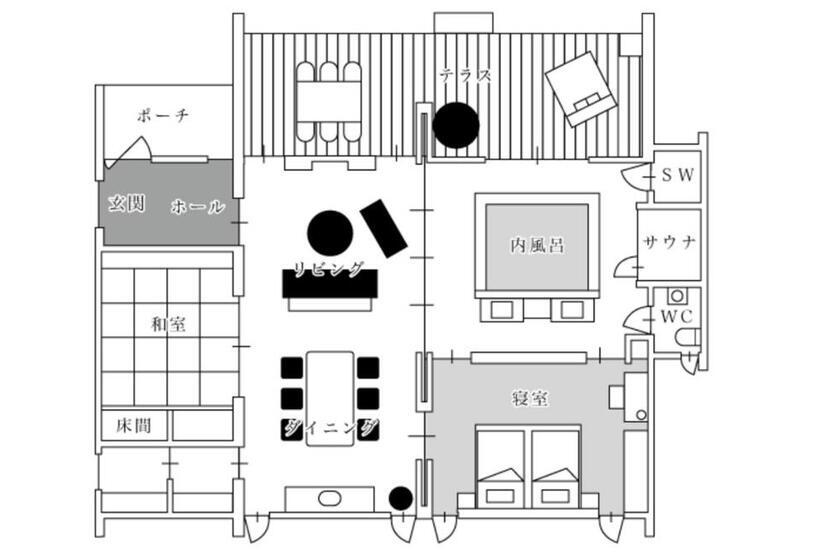 Habitació Superior, Gekkoju Yufuin