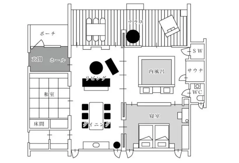 Habitació Superior, Gekkoju Yufuin