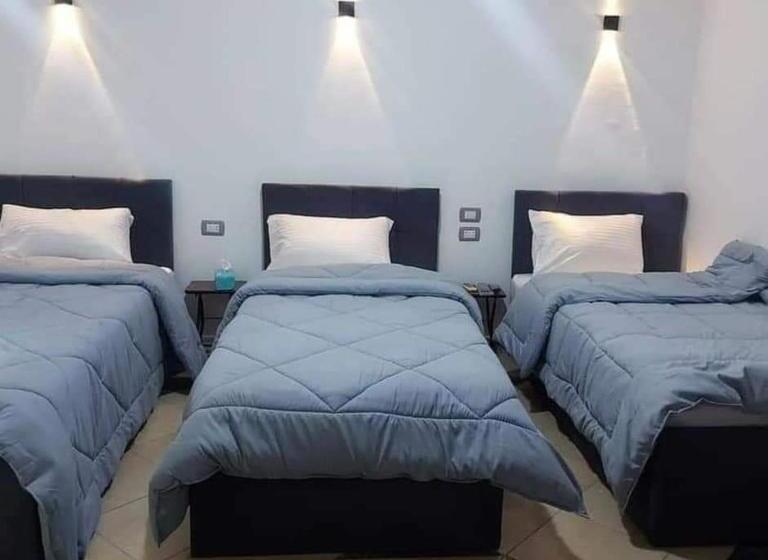 Bed in Shared Room with Shared Bathroom, Giza City Hotel سيتي أوتيل الجيزه