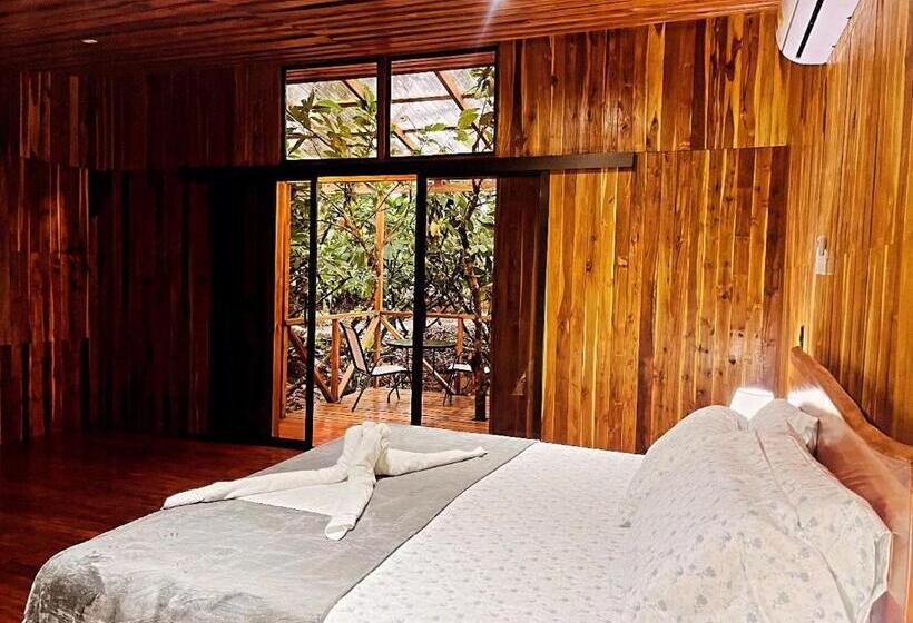 带大床的豪华间, Cacahua Paradise Lodge, Río Celeste