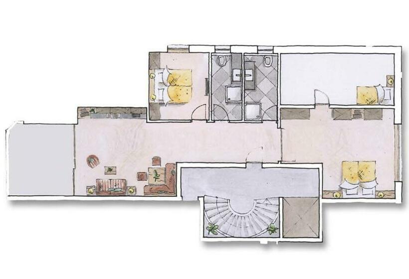 דירת פנטהאוז 2 חדרי שינה, Aparthotel Stacherhof