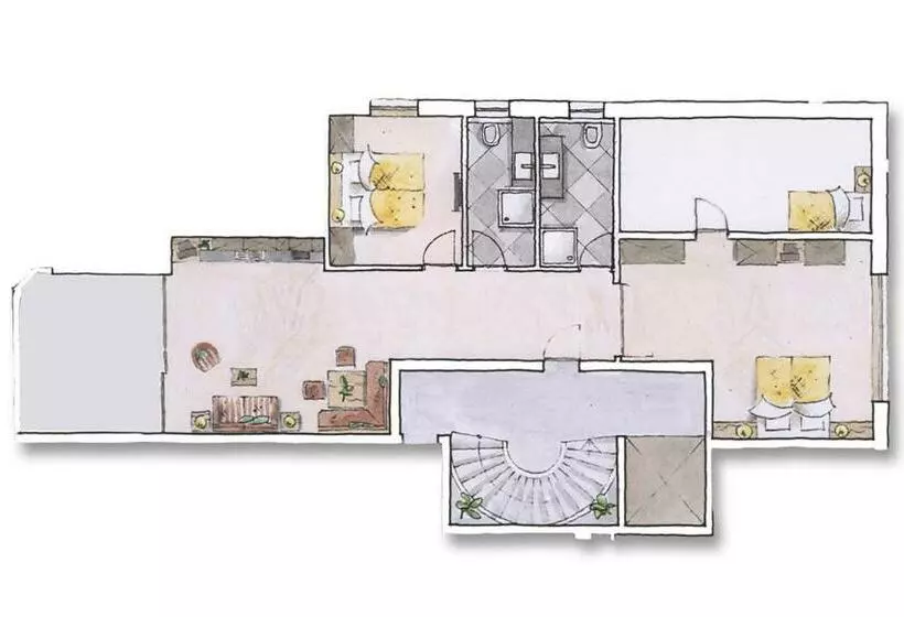 ペントハウス2ベッドルームアパート, Aparthotel Stacherhof