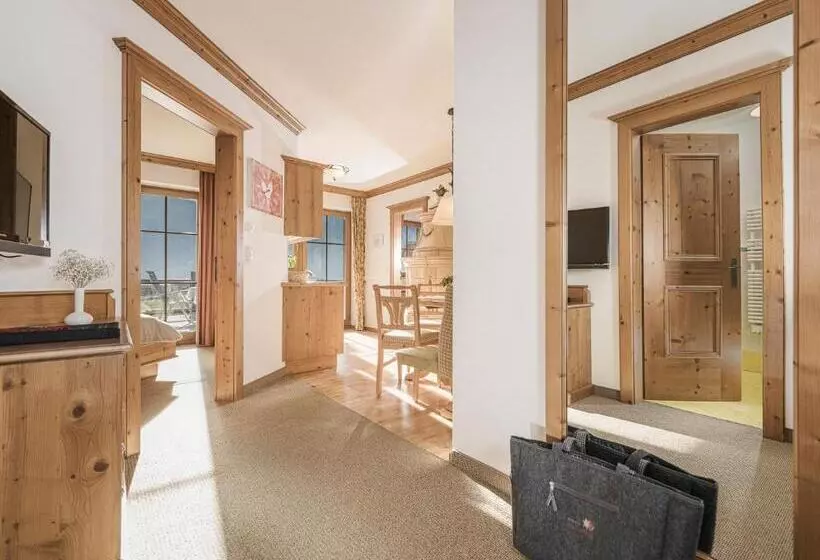 テラスつきの2ベッドルームアパートメント, Aparthotel Stacherhof