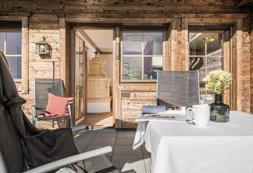 テラスつきの2ベッドルームアパートメント, Aparthotel Stacherhof
