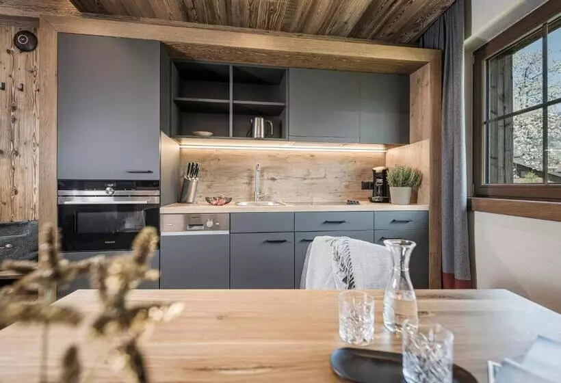 1ベッドルームのデラックスアパートメント, Aparthotel Stacherhof