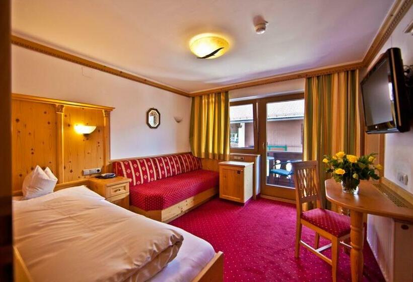 اتاق استاندارد یک تخته با بالکن, Landhotel Denggerhof