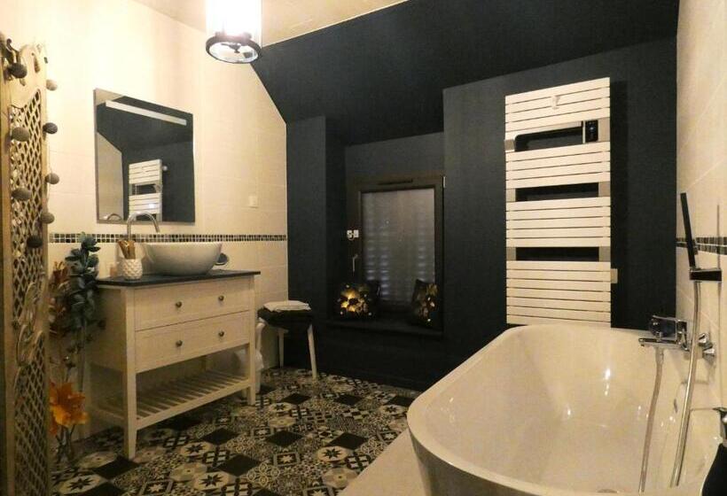 غرفة عائلية, élégante Chambre Rétro Chic Avec Lit King Size Proche Commerces Et Autoroute A10   Fr 1 581 112