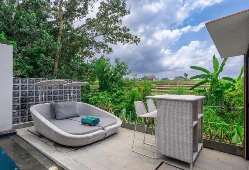Huvila, 1 makuuhuone ja uima-allas, Kulta Villa Bali