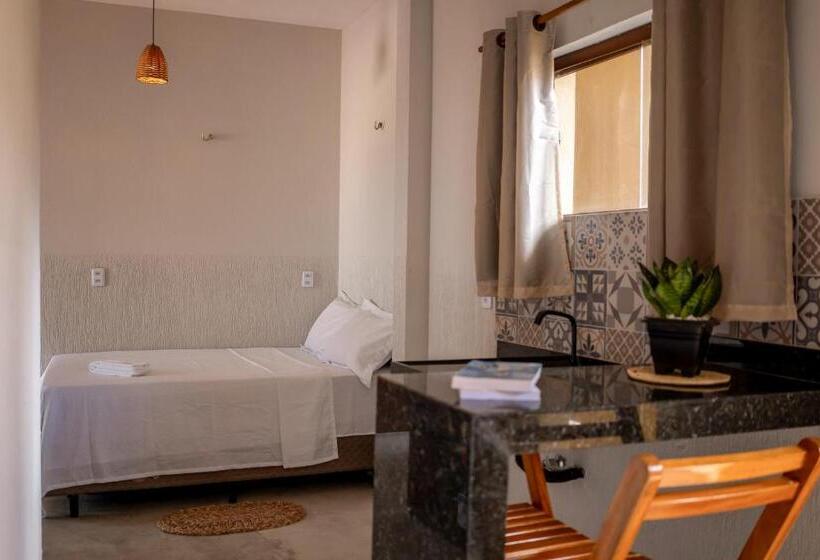 高级套房带海景, Pousada Rota Do Kite Preá